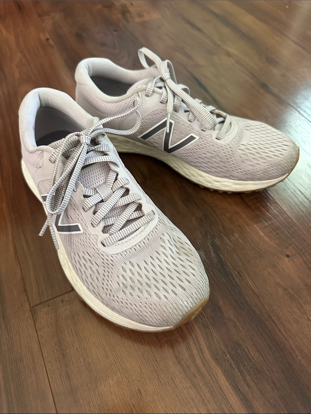 New Balance Women's Light Lavender Lace-Up Athletic Sneakers